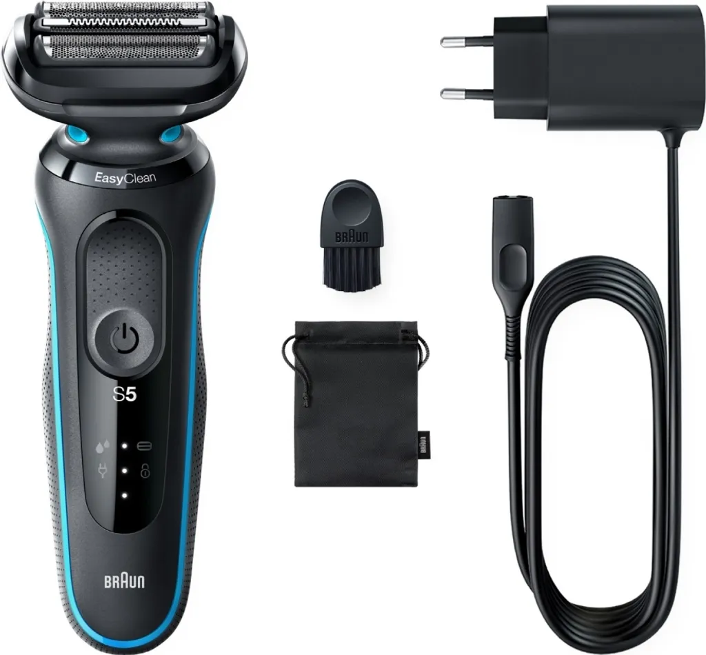 Braun Elektrischer Rasierer - Series 5 - 51-M1000s - Schwarz & Blau 7 Braun Elektrischer Rasierer - Series 5 - 51-M1000s - Schwarz & Blau – Bild 5