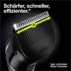 Braun Barttrimmer BT5340, Blau, 39 Längeneinstellungen, Mit Rasierer + 2 Aufsätze -Körperpflege Store 498217b5c26cf20a3c2402d5c95dbe057487a18a barttrimmer braun bt5340 blau