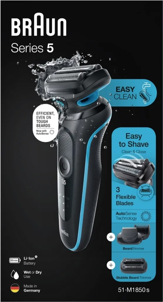 BRAUN Rasierer 5 51-M1850s Sw/mint 432791 5 BRAUN Rasierer 5 51-M1850s Sw/mint 432791 – Bild 3