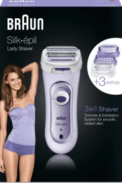 Braun Silk-épil Lady Shaver 5-560 In Lila – 3-In-1 Kabelloser Elektrischer Rasierer, Trimmer- Und Peeling-System 12 Braun Silk-épil Lady Shaver 5-560 In Lila – 3-In-1 Kabelloser Elektrischer Rasierer, Trimmer- Und Peeling-System -Körperpflege Store 4aa9b54c76962142d4b863fb24c65b4c