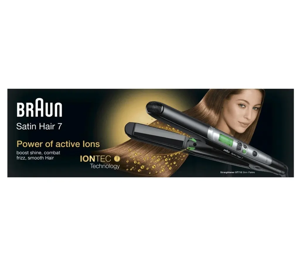 Braun Haarglätter Satin Hair 7 ST 710 Iontec 130°-200° Stylingplatte NanoGlide 3 Braun Haarglätter Satin Hair 7 ST 710 Iontec 130°-200° Stylingplatte NanoGlide – Bild 2