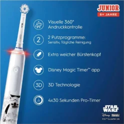 Oral-B Elektrische Zahnbürste - Junior - Star Wars -Körperpflege Store 4b8ce78755ae1a5db2bc71a0ef22e968