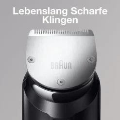 Braun BT7020 Barttrimmer Und Haarschneider, 39 Längeneinstellungen, Edelstahl-Trimmerkopf, Präzisionstrimmer Und Präzisionsscherkopf, Schwarz/Grau -Körperpflege Store 4be700baf0e9cc09d29184a6a95da881