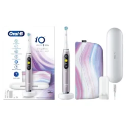 Oral-B IO Series 9N Special Edition, Rosé, Mit Intelligenter Andruckkontrolle & Farbdisplay, Inkl. 1 Aufsteck-Bürste, Mini-Aufbewahrungsbox & Aufbewahrungstasche IO9N -Körperpflege Store 4e1ad06ebab38064eff42ede01767adb