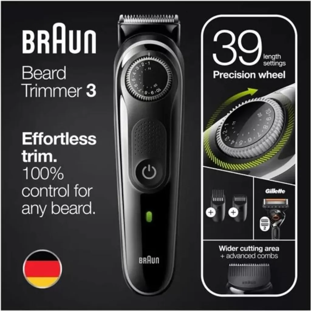 Braun BT3342 BeardTrimmer - Bartschneider - Schwarz 5 Braun BT3342 BeardTrimmer - Bartschneider - Schwarz – Bild 3
