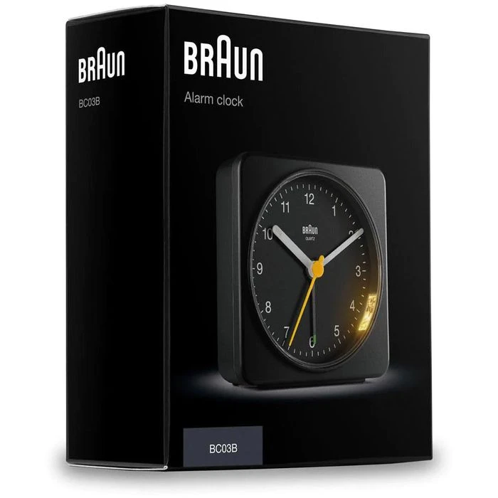 Braun Wecker BC03B Quarz, Lautlos, Schwarz 9 Braun Wecker BC03B Quarz, Lautlos, Schwarz – Bild 7