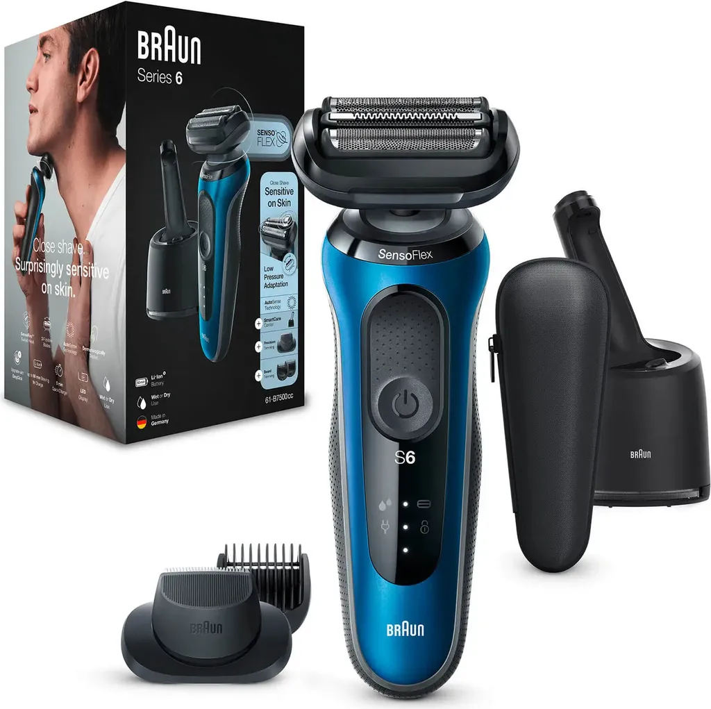 Braun Series 6 61-B7500cc Elektrorasierer Mit Barttrimmer Reinigungsstation 3 Braun Series 6 61-B7500cc Elektrorasierer Mit Barttrimmer Reinigungsstation