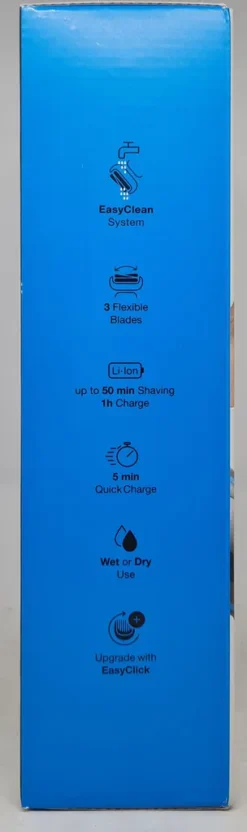 Braun Rasierer 50-B4650cs Cordless, Ladezeit 1 H, Lithium-Ionen, Anzahl Scherköpfe/Klingen 3, Schwarz/Blau, Wet & Dry -Körperpflege Store 58013bd26165ac16618142b0cebc33eb