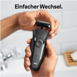 Braun 21B Kombipack, Series 3, Scherkopf, Ersatzscherteil, Schwarz -Körperpflege Store 58d3123c7d959471db45b6a8b7eefee8b50a00ba scherkopf braun 21b kombipack schwarz