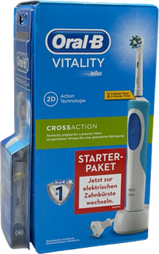 Oral-B Vitality Cross Action | Timer | Gewinkelte Borsten | Effiziente Plaqueentfernung 12 Oral-B Vitality Cross Action | Timer | Gewinkelte Borsten | Effiziente Plaqueentfernung – Bild 10