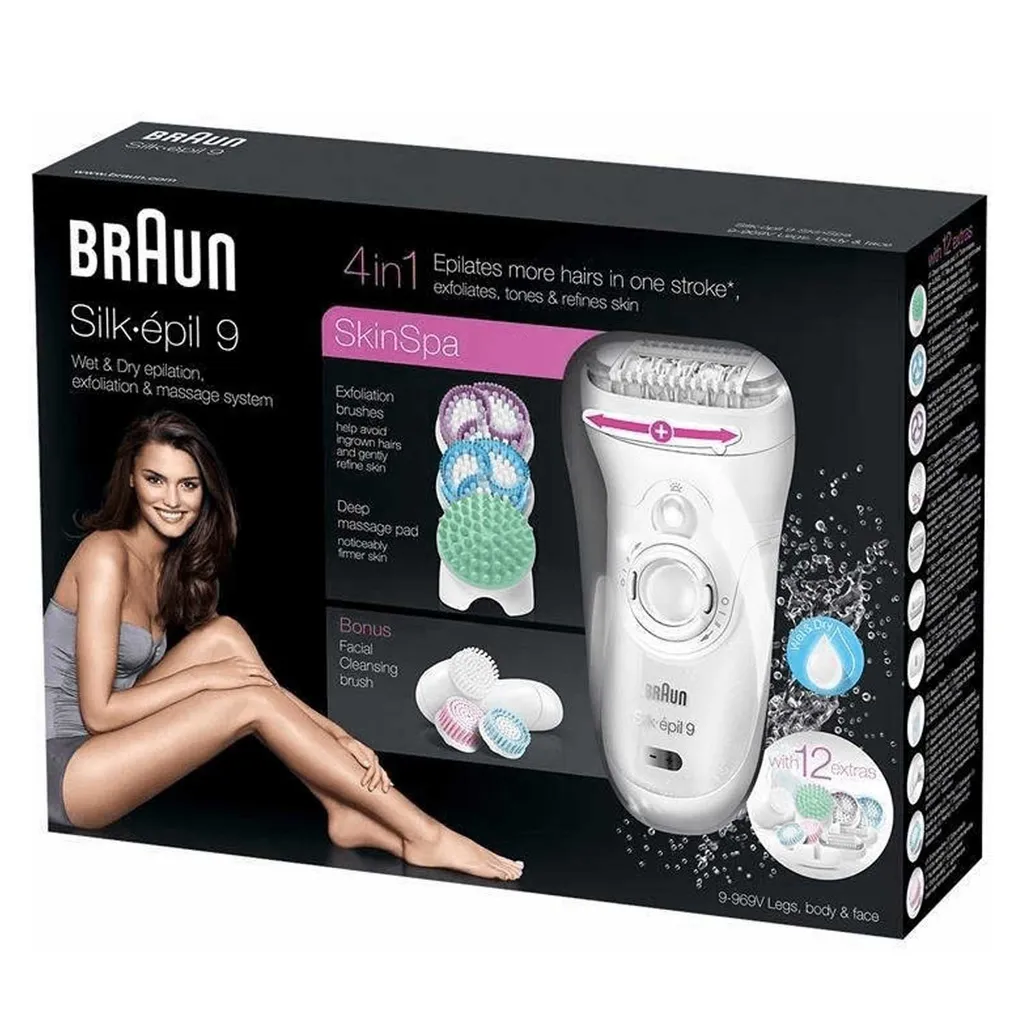 Braun Silk-epil Skin Spa 9-969v Gesichtreinigungsbürste 7 Braun Silk-epil Skin Spa 9-969v Gesichtreinigungsbürste – Bild 5