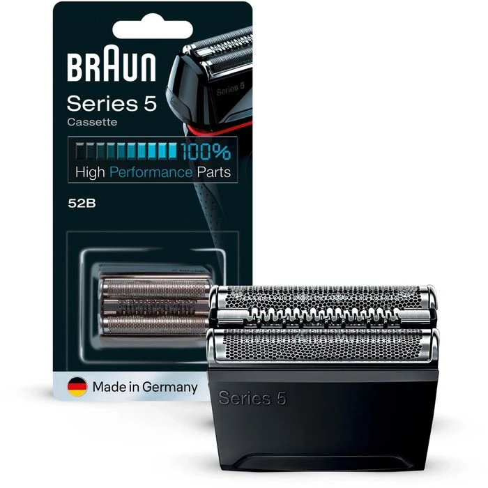 Braun 52B Kombipack, Series 5, Scherkopf, Ersatzscherteil, Schwarz 3 Braun 52B Kombipack, Series 5, Scherkopf, Ersatzscherteil, Schwarz