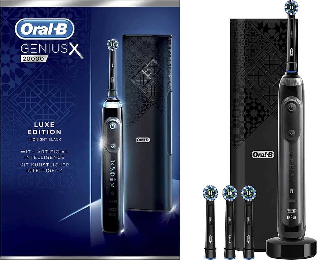 Oral-B Elektrische Zahnbürste Genius X Luxus Edition Wiederaufladbar, Für Erwachsene, Anzahl Enthaltener Bürstenköpfe 4, Anzahl Zähneputzmodi 6, Anthrazitgrau 3 Oral-B Elektrische Zahnbürste Genius X Luxus Edition Wiederaufladbar, Für Erwachsene, Anzahl Enthaltener Bürstenköpfe 4, Anzahl Zähneputzmodi 6, Anthrazitgrau