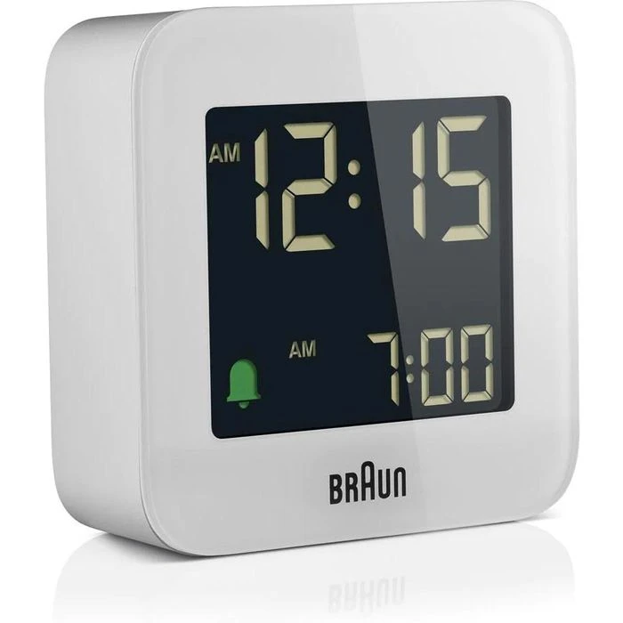 Braun Wecker BC08W Funk Digital, Weiß 3 Braun Wecker BC08W Funk Digital, Weiß