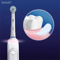 Oral-B Smart Sensitive Elektrische Zahnbürste, Entwickelt Für Empfindliche Zähne, Mit Sensitiv-Programm Und Visueller Andruckkontrolle, Weiß -Körperpflege Store 60be93d235afc30903ab951963e449ee