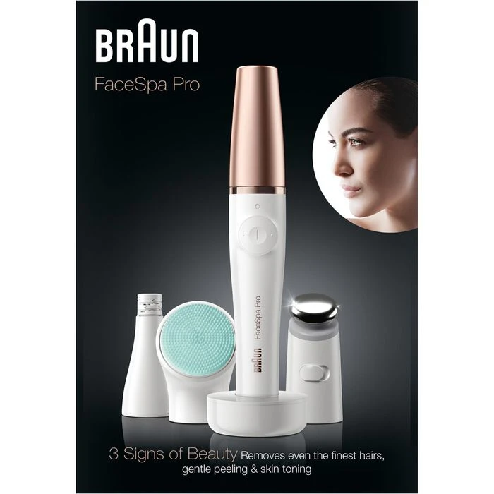 Braun Epilierer FaceSpa Pro 913, 3in1 Beautygerät, Zur Epilation, Reinigung & Pflege, Mit 3 Extras 8 Braun Epilierer FaceSpa Pro 913, 3in1 Beautygerät, Zur Epilation, Reinigung & Pflege, Mit 3 Extras – Bild 6