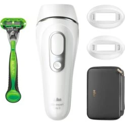 Braun IPL-Haarentfernung Silk-expert Pro 5 PL5145, Mit 2 Aufsätzen, Gillette Rasierer Und Tasche -Körperpflege Store 664b6eafad8207287ab6bed2b2b4430f72f44197 ipl haarentfernung braun silk expert pro 5 pl5145
