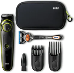 Braun BT3941 Barttrimmer Und Haarschneider Geschenkset - 39 Längeneinstellungen, Inkl. Kulturtasche, Schwarz/grün 13 Braun BT3941 Barttrimmer Und Haarschneider Geschenkset - 39 Längeneinstellungen, Inkl. Kulturtasche, Schwarz/grün -Körperpflege Store 66c2aed606c8a66a4177859cdd5edc5b