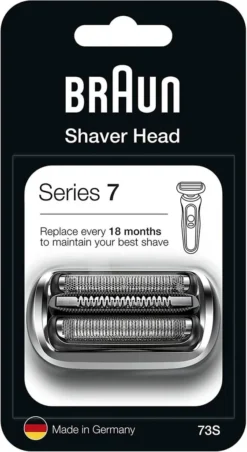 Braun Series 7 73S Electric Shaver Replacement Scissors, Compatible With Series 7 Shaver Models From 2020, Silver