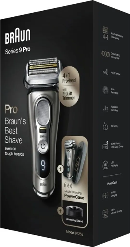 Braun Elektrischer Rasierer - Series 9 - 9425s Wet&dry - Metal Matt 10 Braun Elektrischer Rasierer - Series 9 - 9425s Wet&dry - Metal Matt – Bild 8