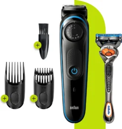 Braun BT3240 Herren-Barttrimmer Und Haarschneider, 39 Längeneinstellungen, Schwarz/blau 18 Braun BT3240 Herren-Barttrimmer Und Haarschneider, 39 Längeneinstellungen, Schwarz/blau -Körperpflege Store 6944d43c49ddc3af6423813f92e07df5