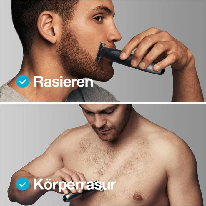 Braun Barttrimmer Series X Face & Body XT5100, Für Herren, All-in-One-Gerät, Wet&Dry, 5 Aufsätze 5 Braun Barttrimmer Series X Face & Body XT5100, Für Herren, All-in-One-Gerät, Wet&Dry, 5 Aufsätze – Bild 3