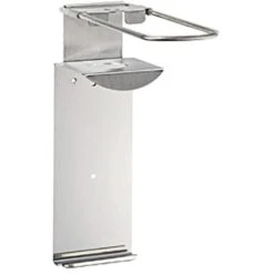 B.Braun Desinfektionsmittelspender Wandhalterung, Edelstahl, Silber, Mit Langem Armhebel, 1000ml