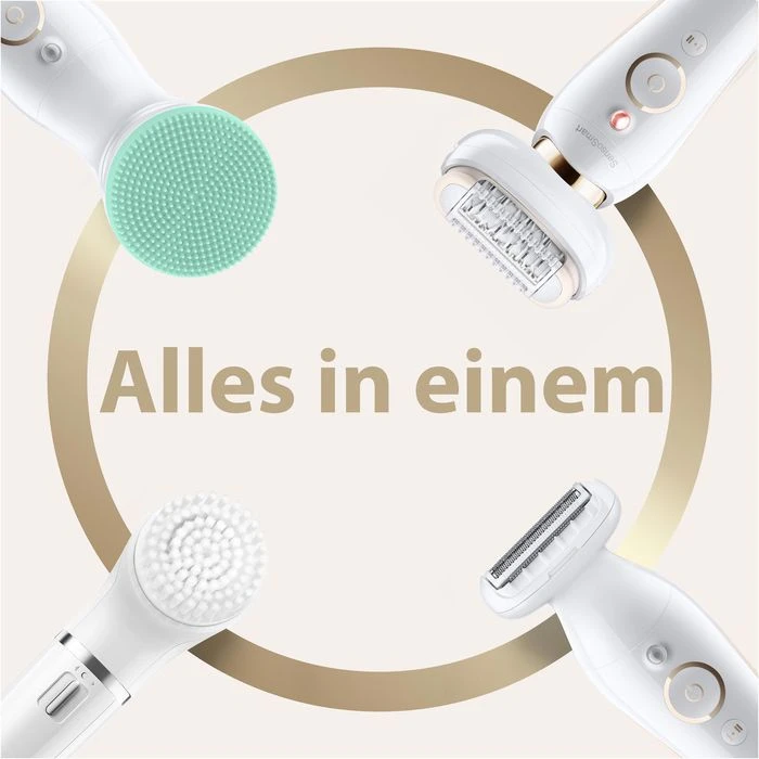 Braun Epilierer Silk-epil 9 Flex 9300 Beauty Set, Kabellos, Wet & Dry, Mit 8 Extras + Braun FaceSpa 9 Braun Epilierer Silk-epil 9 Flex 9300 Beauty Set, Kabellos, Wet & Dry, Mit 8 Extras + Braun FaceSpa – Bild 7