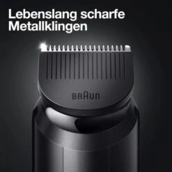 Braun Barttrimmer BT5340, Blau, 39 Längeneinstellungen, Mit Rasierer + 2 Aufsätze -Körperpflege Store 706cafc79128501c4ae473e42796334820f760df barttrimmer braun bt5340 blau