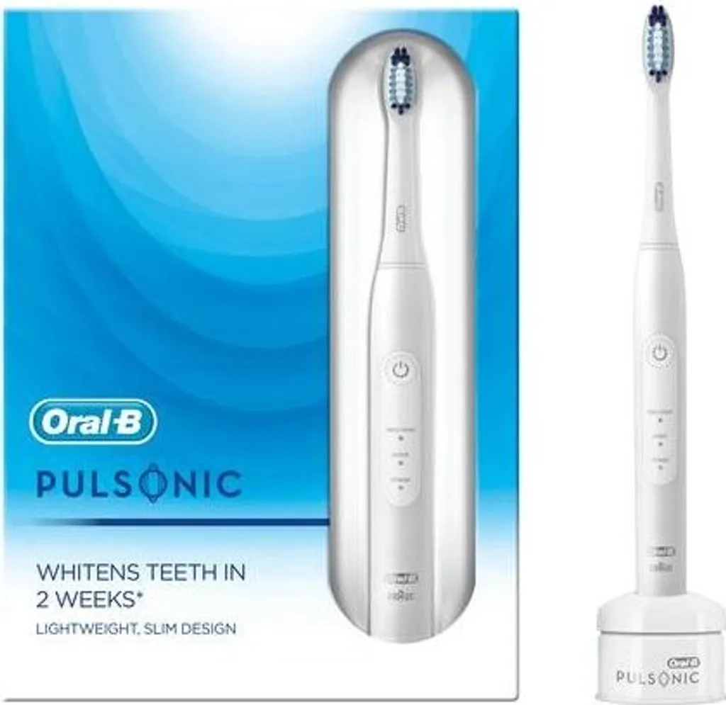 Oral-B Elektrische Zahnbürste Pulsonic 2000 Wiederaufladbar, Für Erwachsene, Anzahl Der Enthaltenen Bürstenköpfe 1, Anzahl Der Zähneputzmodi 2, Schalltechnologie, Weiß 8 Oral-B Elektrische Zahnbürste Pulsonic 2000 Wiederaufladbar, Für Erwachsene, Anzahl Der Enthaltenen Bürstenköpfe 1, Anzahl Der Zähneputzmodi 2, Schalltechnologie, Weiß – Bild 6