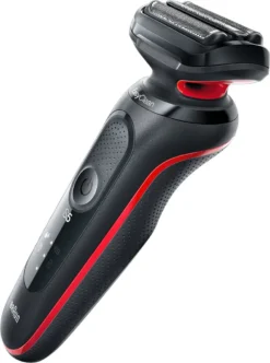BRAUN Herrenrasierer Series 5 - 50-R1000s Schwarz/rot (wasserdicht, Dusche, Easy-Clean-System, Li-Ion, Schnell-Aufladung, Wet&dry) 24 BRAUN Herrenrasierer Series 5 - 50-R1000s Schwarz/rot (wasserdicht, Dusche, Easy-Clean-System, Li-Ion, Schnell-Aufladung, Wet&dry) -Körperpflege Store 7515b7feebd540d90054b8d367518cdf