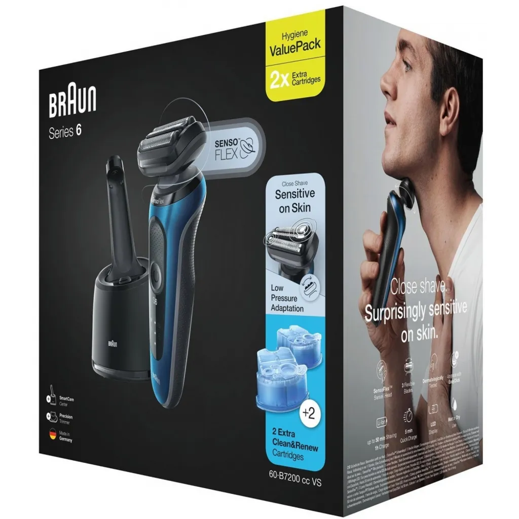 Braun Herrenrasierer SERIES 6 60 B7200cc + CCR Vorteilspack 9 Braun Herrenrasierer SERIES 6 60 B7200cc + CCR Vorteilspack – Bild 7