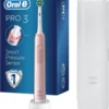 Oral-B Pro 3 3500 Rosa Zahnbürste Mit Etui -Körperpflege Store 79ca22eded4ee8ffc6546f83149951a9