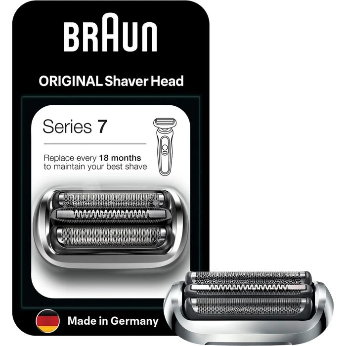 Braun Scherkopf 73S Kombipack, Silber, Für Braun Rasierer Series 7 3 Braun Scherkopf 73S Kombipack, Silber, Für Braun Rasierer Series 7