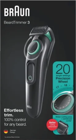 Braun BT3321 BeardTrimmer 3 - Bartschneider - Schwarz/mint 20 Braun BT3321 BeardTrimmer 3 - Bartschneider - Schwarz/mint -Körperpflege Store 7a6cf384b3911e5ecae722e9fc857ce3