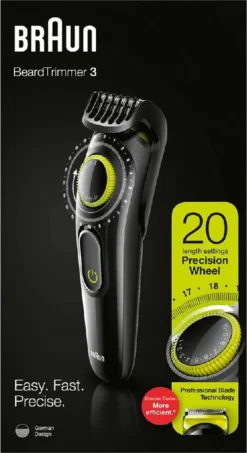 Braun BT 3221 BeardTrimmer Bartschneider Barttrimmer Akkuhaarschneider -Körperpflege Store 7e71a04a6bb2cb4a9ca2a2521de0b9b3