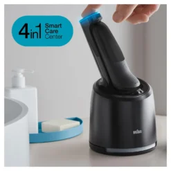 Braun Series 7 71-S7500cc Elektrorasierer Mit Barttrimmer, Reinigungsstation, Silber -Körperpflege Store 7f85ee83a2e6e21bdf839329df249136