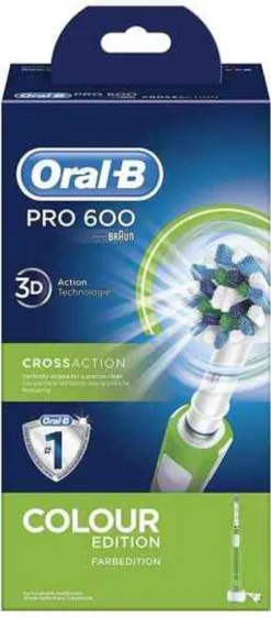 Oral-B Pro 600 Cross Action Green -Körperpflege Store 831e1a2c73d0a9a5213a66091fdd5949