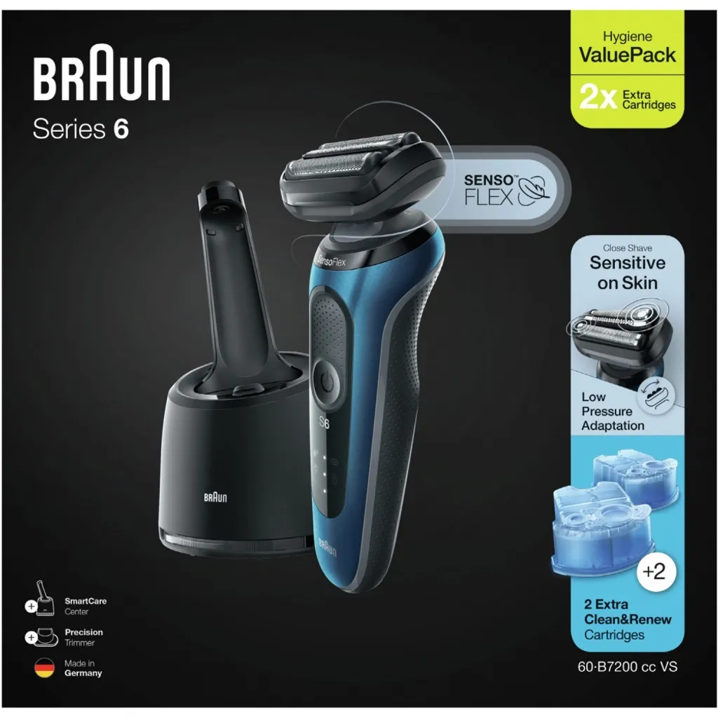 Braun Herrenrasierer SERIES 6 60 B7200cc + CCR Vorteilspack 4 Braun Herrenrasierer SERIES 6 60 B7200cc + CCR Vorteilspack – Bild 2