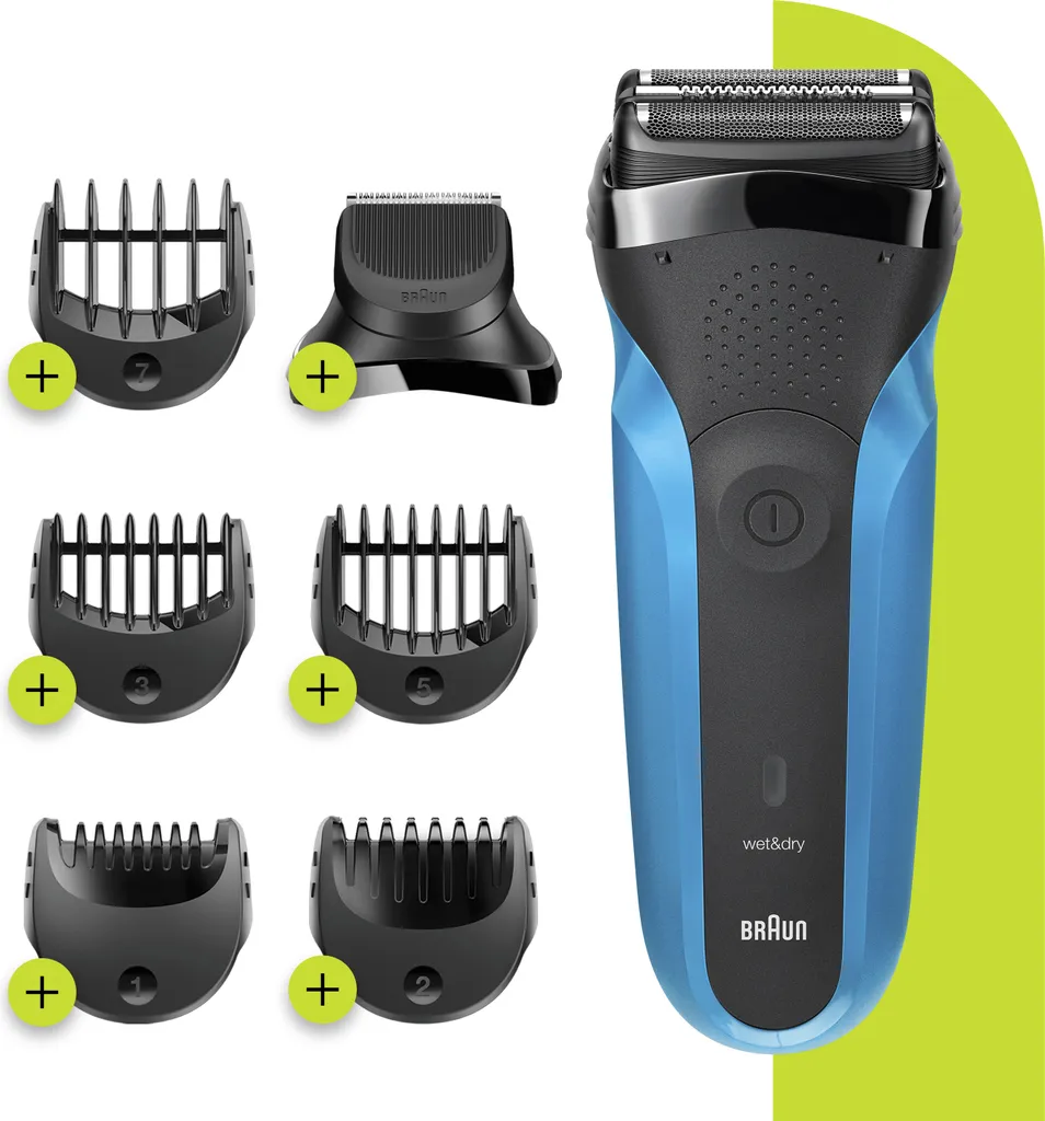 Braun Series 3 Shave&Style 310BT Elektrorasierer, Wet&Dry Rasierer Für Herren, Schwarz/blau 11 Braun Series 3 Shave&Style 310BT Elektrorasierer, Wet&Dry Rasierer Für Herren, Schwarz/blau – Bild 9