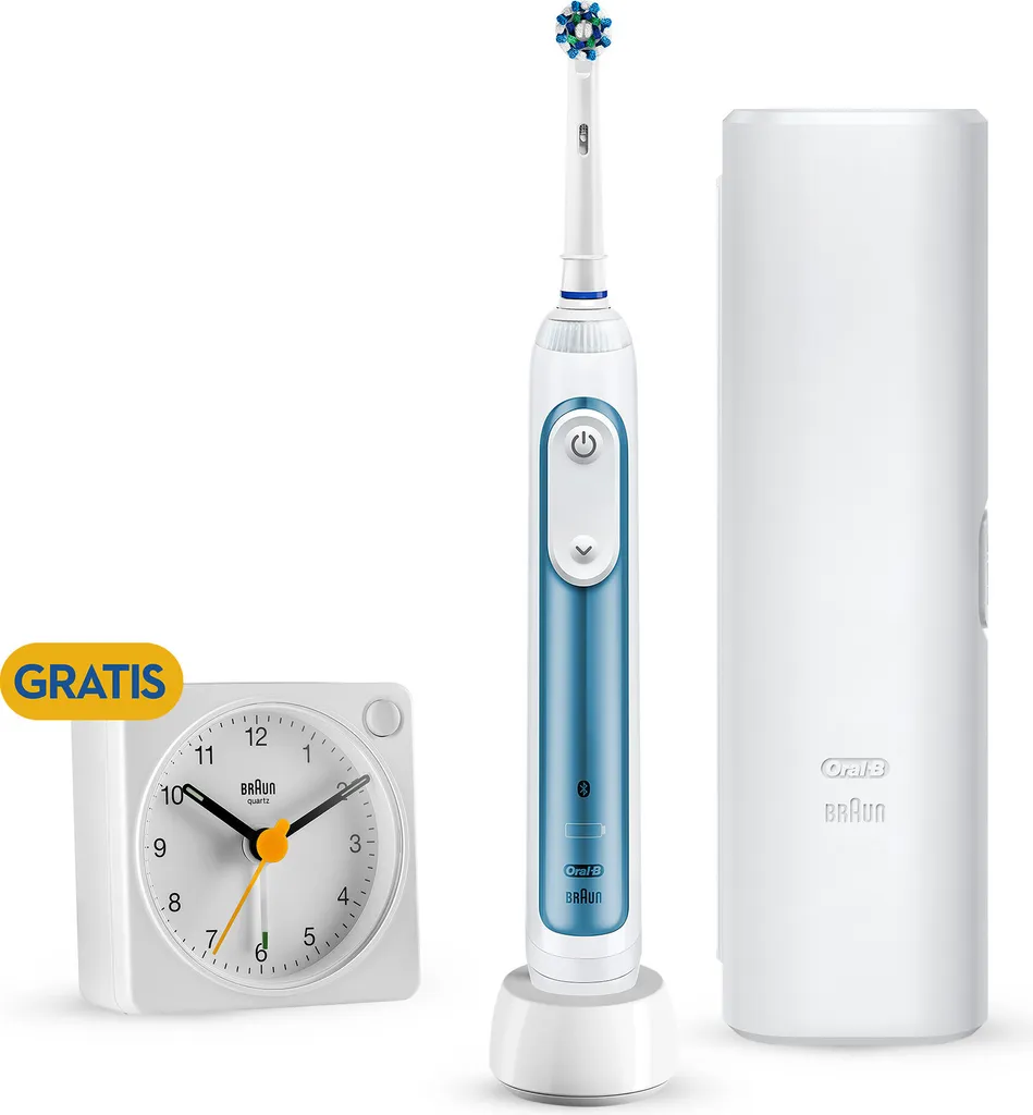 Oral-B Smart Expert Limited Design Edition Mit Gratis Braun Wecker & Reise-Etui, Blau 3 Oral-B Smart Expert Limited Design Edition Mit Gratis Braun Wecker & Reise-Etui, Blau