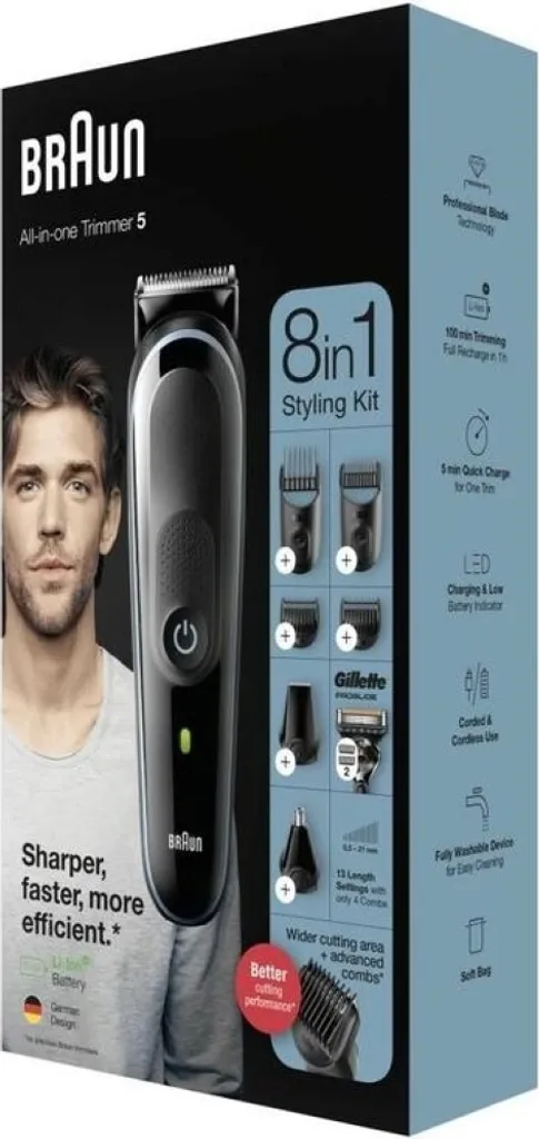 Braun MultiGroomingKit MGK5365 + Organizer + Nasentrimmer 6 Braun MultiGroomingKit MGK5365 + Organizer + Nasentrimmer – Bild 4