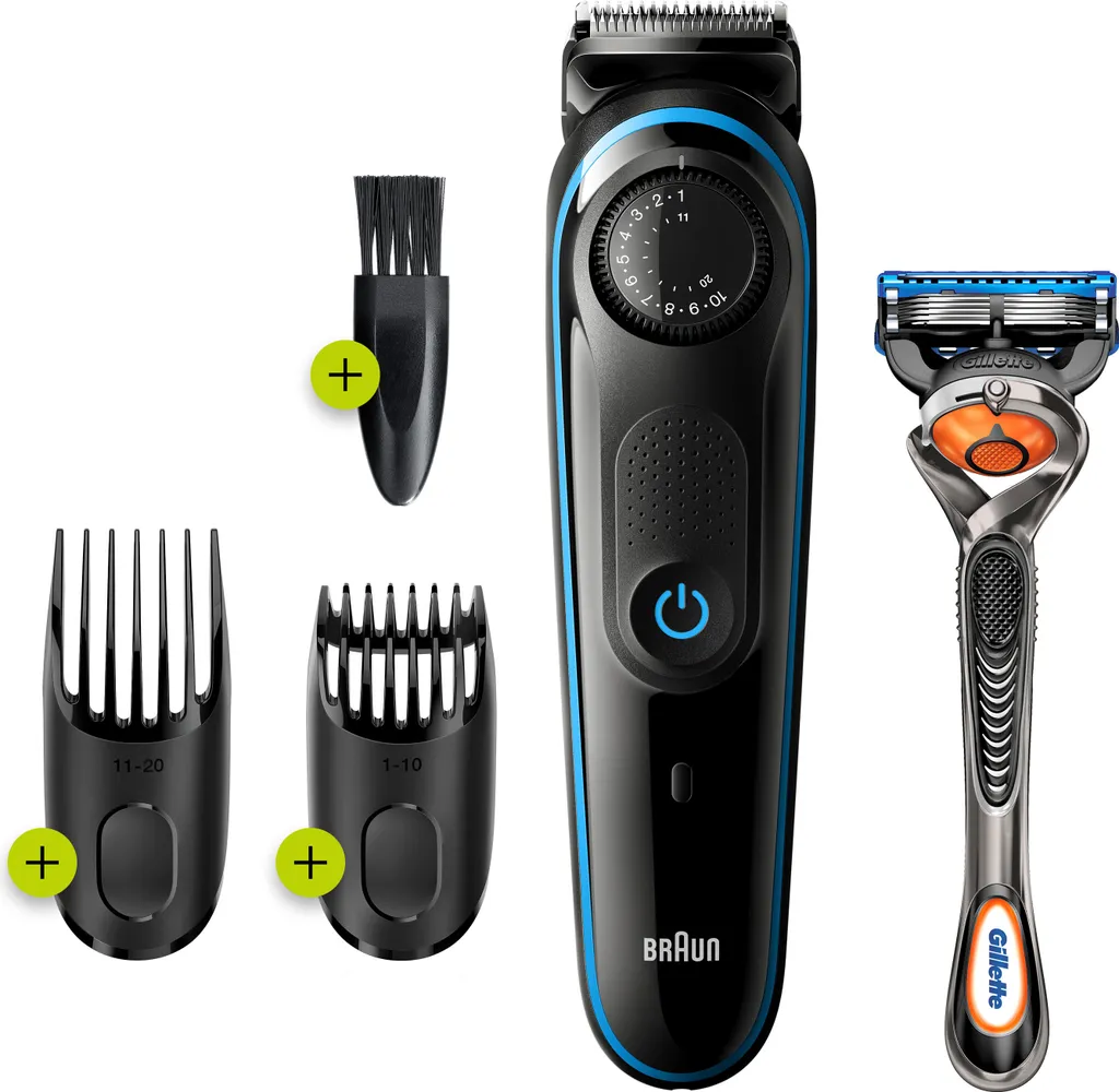 Braun BT3240 Herren-Barttrimmer Und Haarschneider, 39 Längeneinstellungen, Schwarz/blau 10 Braun BT3240 Herren-Barttrimmer Und Haarschneider, 39 Längeneinstellungen, Schwarz/blau – Bild 8