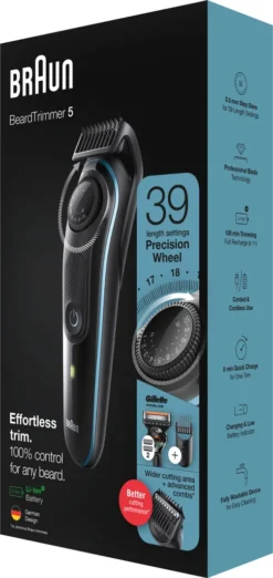 Braun Barttrimmer 5 BT5340, Barttrimmer Und Haarschneider Für Herren, Für Gesichts- Und Kopfhaare 17 Braun Barttrimmer 5 BT5340, Barttrimmer Und Haarschneider Für Herren, Für Gesichts- Und Kopfhaare -Körperpflege Store 8e412e3c15aafb0941e6b3a0a0a6da6a