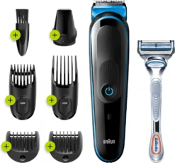 Braun MGK 3242 MultiGroomingKit Bartschneider Schwarz/blau -Körperpflege Store 9017ee387d28550fd8527d31d9e763dc