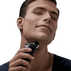 Braun Series 5 5145s Elektrischer Rasierer, Rasierapparat Wet Und Dry, Wiederaufladbarer Elektrorasierer, Schwarz/Blau/Chrom -Körperpflege Store 90ba54d2834fb79168725fba547bdcbc