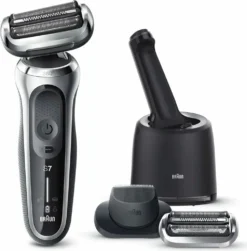 Braun Series 7 70-S7200cc + Scherteil Herrenrasierer Wet-dry Reinigungsstation -Körperpflege Store 91ec54aba1d87dc5f3d5cc47f1194eec