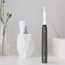 Oral-B Elektrische Zahnbürste - Pulsonic Slim Clean + 2. Handstück - Black/White -Körperpflege Store 94fa90807de17180bc701a4d2142aec2