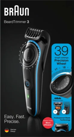 Braun BT3240 Herren-Barttrimmer Und Haarschneider, 39 Längeneinstellungen, Schwarz/blau 20 Braun BT3240 Herren-Barttrimmer Und Haarschneider, 39 Längeneinstellungen, Schwarz/blau -Körperpflege Store 9542d5750858c0c943dd441399693dc3