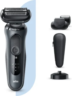 Braun Series 6 60-N4500cs Rasierer (100% Wasserdicht, Schnelllade-Funktion) -Körperpflege Store 96d85a6fa8f38905007a796519256d6f